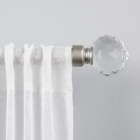 Er1013-01 Exclusive Home 66120 Crystal Ball 1 Inch Curtain Rod And 66-120 Matte Silver