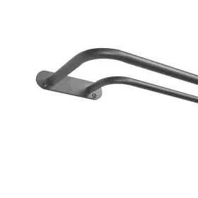 Er1028-02 Exclusive Home 66120 Fetter Wrap Around Double Curtain Rod Gunmetal 83.5 Inch -120
