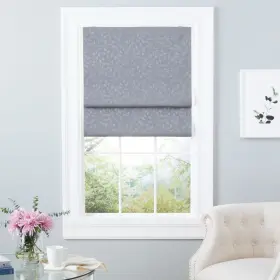 Yo014895dsehd1 Exclusive Home Bolan Botanical Total Blackout Roman 34 Inch W X 64 H Dark Grey