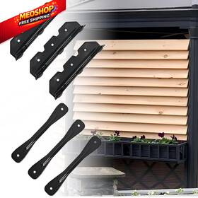Explranltec Lv-s01 Deck Sunblind System Brackets Louver Hardware For Black