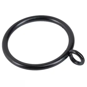 Lmq-1.25in Exselens Curtain Rings With Eyelet For Rods 1.25 Inch Inner Diameter Metal Dra