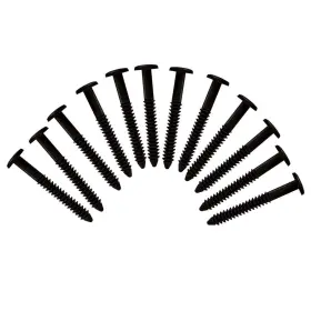 Exterior Solutions 836062990026 Pack Of 12 Vinyl Shutter Fastener Spike Loks For Installing Decorative