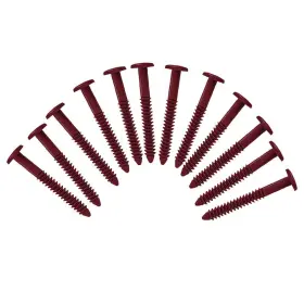 Exterior Solutions 836062992600 Pack Of 12 Vinyl Shutter Fastener Spike Loks For Installing Decorative Exteri
