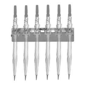 5001.6721 Extreme Max Wall-mount Aluminum 6-mount Umbrella Holder For Enclose