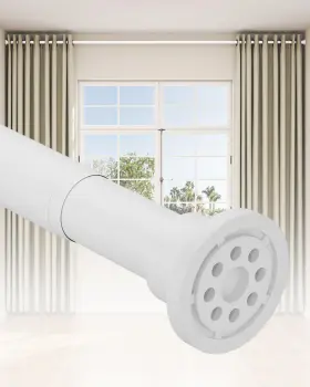 Ez03xl Ezfurni Tension Curtain Rod By 42 To 160 Inch Extra Long For Wi