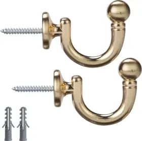 Fdy 711181898262 Round Head Curtain Hooks Wall Mounted Tieback Tassel Holder Window Drapery