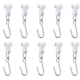Felidesign 743636520763 Curtain Track Hooks For Ceiling Room Divider Stainless Steel Cu