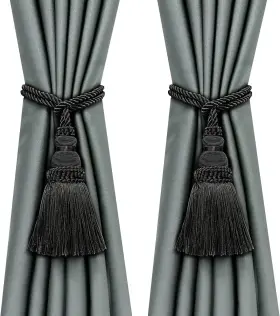 178b Fenghuangwu 2 Pack Curtain Tie Backs Rope Tassels For Curtains Drape Tiebacks