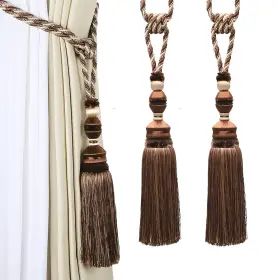 Fenghuangwu 680306679447 2pcs Curtain Tiebacks Tassel Tie-backs Elegant Tie Backs Holdbacks Fo