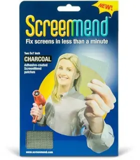 Fiberfix Fba 857101004532 Screenmend Window Screen Repair Kit - 5 Inch X7 2 Count Pack Of Charcoal