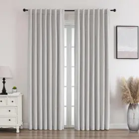 Fmzggg-grybge-5284-flyfun Flyfun Blackout Curtains 84 Inches Long - 2 Panels Set Thermal Insulated Drapes For