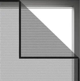 Flyzzz 606829351981 Diy Self-adhesive Window Screen Netting Mesh Curtain 100x150cm Appro