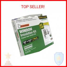 Frost King V95h Clear Stretch Outdoor Window Film Insulator Kit 62 Inch W X 210 L