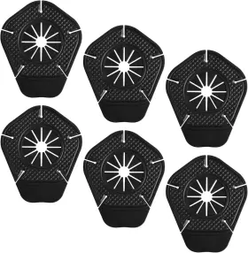 G31049 Fukaisu 6 Pcs Car Wiper Arm Hole Cover Silicone Protective Caps For Pivot Holes