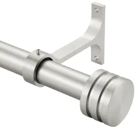 Fa-032 Fumlyate Single Curtain Rods 28-48 Inches 1 Inch Heavy Duty Adjustable Window Drapery
