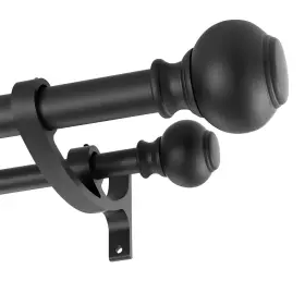 Fa-098 Fumlyate 1 Inch Double Curtain Rods 84 To 120 Inches Window Dual Drapery Rod Adjusta
