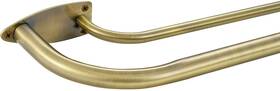 Fumlyate Fa-165 Double Curtain Rod For 28-48 Inches Inch Windows Antique Bronze