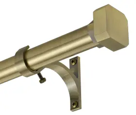 Fa-179 Fumlyate Window Curtain Rods 72 To 144 Inches 1 Inch Heavy Duty Modern Decorative Tel