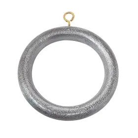 Galaxy Indiacraft 900006269239 Wooden Curtain Rings/hooks/clips For 1.25 To 2.5 Inch Rod Set Of 12 I
