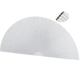 Xthg1915 Garayma Arch Window Blackout Shades Cellular Half Round Shade Self Adhesive No