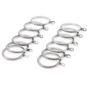 Gcurtain 653552640790 12 Pcs Metal Curtain Rings 1.77 Inch Internal Diameter Rod For