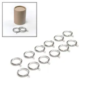 Rsg002k20-bn Gcurtain 20 Pcs Metal Curtain Rings 1.18 Inch Internal Diameter Rod Fo
