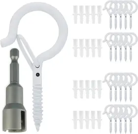 Gearhill 3/q/gear 20 Christmas Light Hooks String Lights Heavy Duty Safety Buckle Desi
