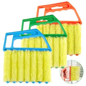 Geiserailie-tru49494 Geiserailie 3 Pieces Blind Cleaner Duster Tool 7 Finger Dusting For W