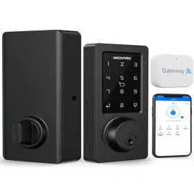 B0b1tjcdnp Geonfino Wifi Bluetooth Smart Lock Keyless Entry Touchscreen Keypad Auto