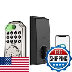 Ghome Smart B0dhz5151n Door Lock Kd30 Fingerprint Deadbolt For Front 5 In 1