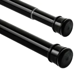 56-104 Ginbel Direct 793398562532 2 Pack Shower Curtain Rod Inch 1 Diameter Spring Long Adjustable Ten
