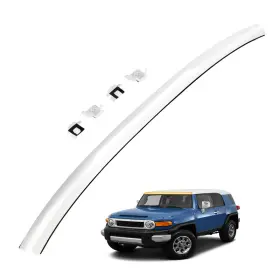B0d636d6vy Gledewen Top Windshield Molding White Front Upper Outside Compatible Toyota Fj