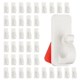 Glowhitch 658361850484 Adhesive Hooks For Outdoor String Light Cable Clip Christmas Outdo
