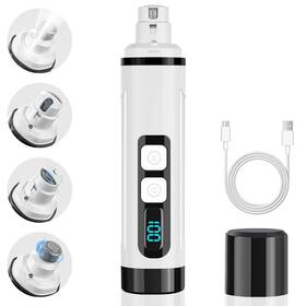 Glowly Sun Grinder-1031 Dog Nail Grinder Quiet Electric With Led Light 2 Speed Professional Pet
