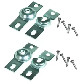 Lps2 Gnr 2 Pack - Silver Inside Mount Roller Shade Bracket Window
