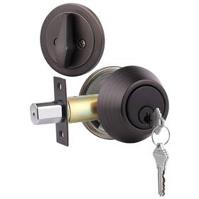 Gobrico B06w9fbww6 3 Keyed Alike Single Cylinder Deadbolts Entry Door Knobs Locks Oil