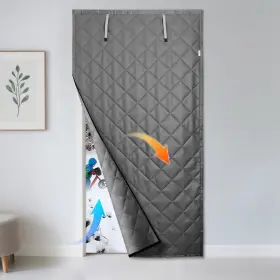 Bwml001 Godwk Thermal Insulated Door Curtain Fits 38 Inch X82 Doors Size 41 X84 Gra