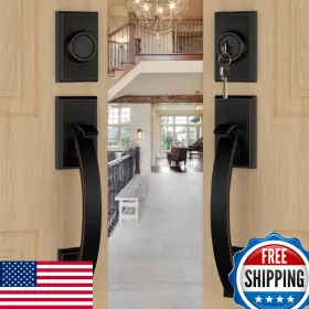 B0cld6ngq7 Goldenwarm Double Front Door Lock Set Oil Rubbed Bronze Handle