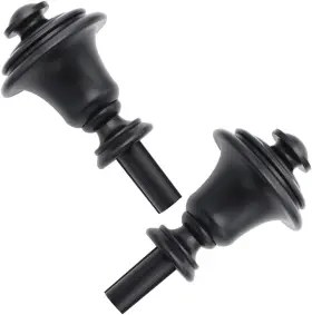 Find-wh0137-29-us16 Gorgecraft 2pcs Curtain Rod Finials Replacement Pineapple Head Drapery Pole