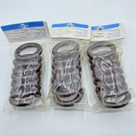 Graber 044294092556 Wood Pole Eyelet Rings 3 Packs Of 7 New In Package Walnut 1 3/8 Inch Dia