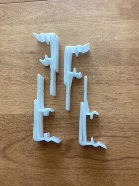 Graber 66-7500-00 4 Pcs G-85 Graber/bali Vertical Blind Valance Clip Part#
