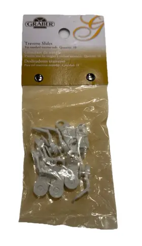 8-666-1 Graber Traverse Slides Replacement 10 #8-666-1 New In Pkg