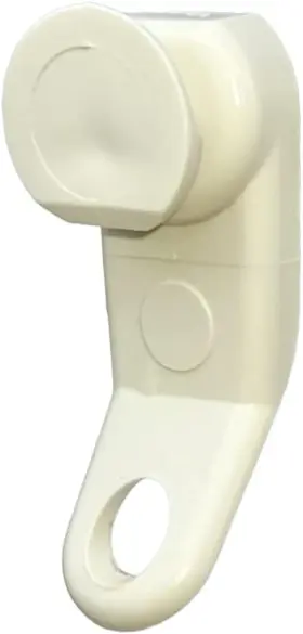 Gradient 445037410416 Traverse Rod Slides 25 Pack Add-a-slide Flat Bottom For Easy Snap In