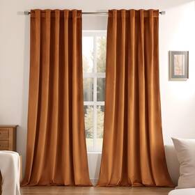 Grali-decor Glhlr2-bt-5284c21 Grali-decor Soft Velvet Blackout Curtains Energy Saving Privacy Vertical Sha