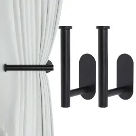 Ct9999 Groleca 2 Pack Adhesive Curtain Holdbacks Tie Backs No Dril