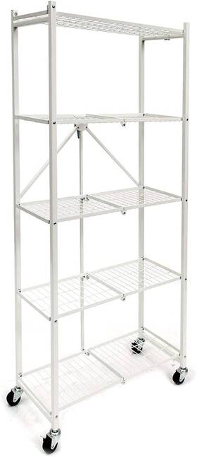 Group Inc 313036441489 2 Pack Rpr Series 5 Shelf Steel Rack Unit Holds Up To 100 Pounds White