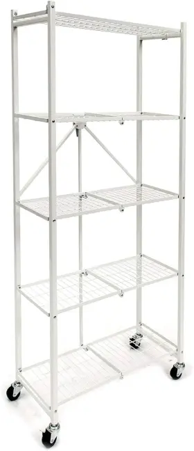 Group Inc 313036441489 2 Pack Rpr Series 5 Shelf Steel Rack Unit Holds Up To 100 Pounds White