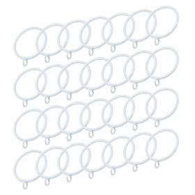 Gryfton 634149562565 28pcs Curtain Rod Rings Drapery Metal 1.8-inch White