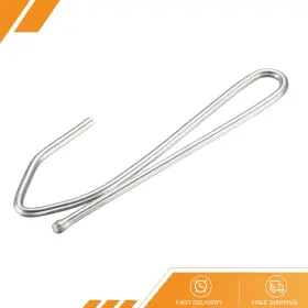 Gryfton 686130985518 60pack Curtain Hooks Pin-on Drapery Hook Zinc Plating Long Shanks 2.7 Inch