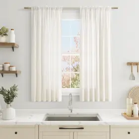 Gkymrp5254ms Guken Natural Linen Curtains 54 Inch Length For Living Room Bedroom 2 Panels